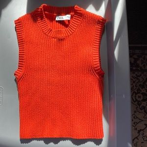 Zara sweater crop top